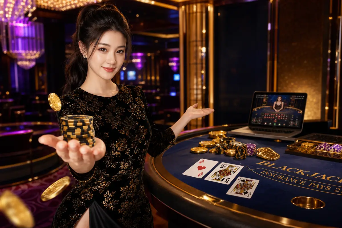 4dapp live dealer blackjack suasana langsung